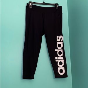 Adidas cropped leggans